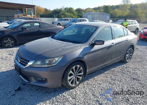 2015 Honda Accord Sport from USA, damaged, VIN 1HGCR2F57FA144683